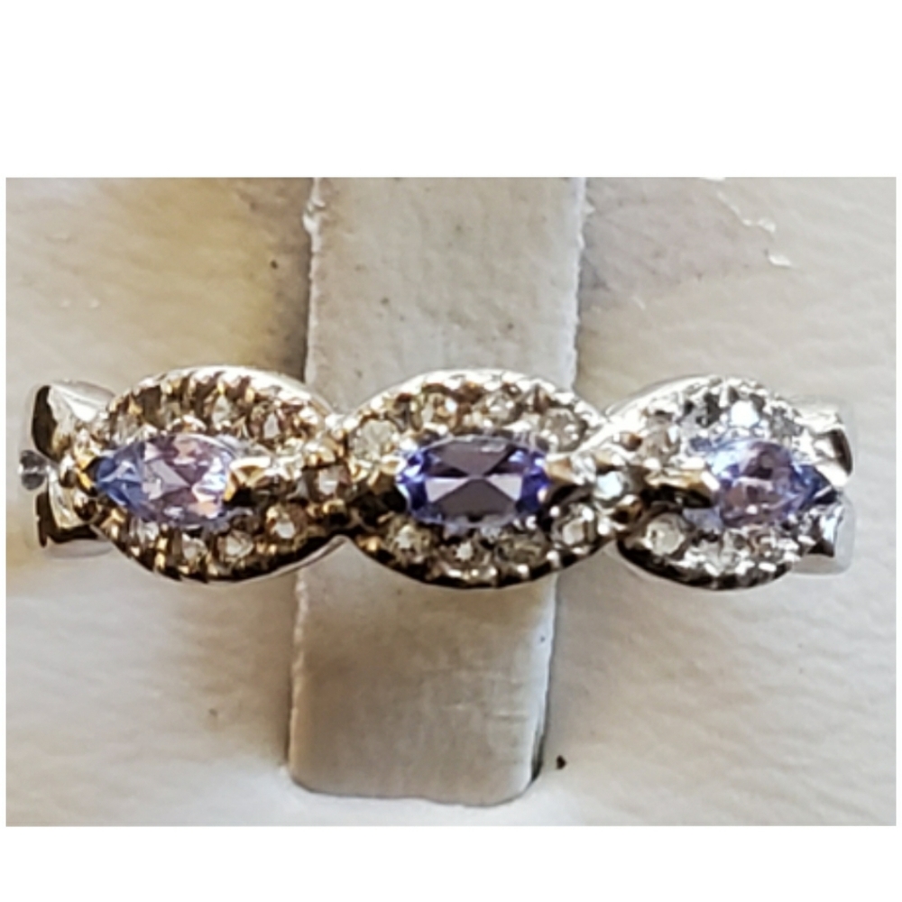 1ct Genuine Tanzanite Ring Size 6